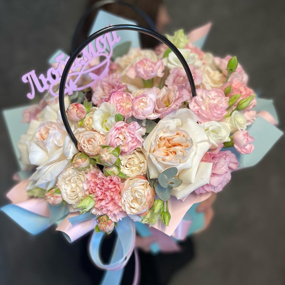 Корзина с цветами,для любимой